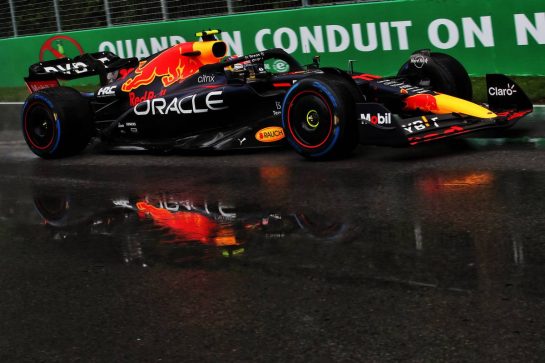 Sergio Perez (MEX) Red Bull Racing RB18.
18.06.2022. Formula 1 World Championship, Rd 9, Canadian Grand Prix, Montreal, Canada, Qualifying Day.
 - www.xpbimages.com, EMail: requests@xpbimages.com &copy; Copyright: Coates / XPB Images
