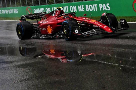 Carlos Sainz Jr (ESP) Ferrari F1-75.
18.06.2022. Formula 1 World Championship, Rd 9, Canadian Grand Prix, Montreal, Canada, Qualifying Day.
 - www.xpbimages.com, EMail: requests@xpbimages.com &copy; Copyright: Coates / XPB Images