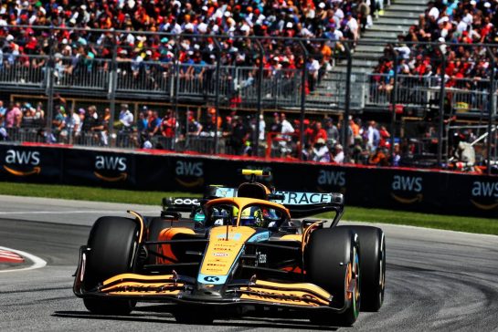 Lando Norris (GBR) McLaren MCL36.
19.06.2022. Formula 1 World Championship, Rd 9, Canadian Grand Prix, Montreal, Canada, Race Day.
- www.xpbimages.com, EMail: requests@xpbimages.com &copy; Copyright: Batchelor / XPB Images