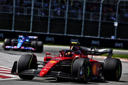 Carlos Sainz Jr (ESP) Ferrari F1-75.
19.06.2022. Formula 1 World Championship, Rd 9, Canadian Grand Prix, Montreal, Canada, Race Day.
- www.xpbimages.com, EMail: requests@xpbimages.com &copy; Copyright: Batchelor / XPB Images