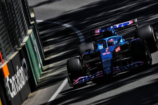 Fernando Alonso (ESP) Alpine F1 Team A522.
19.06.2022. Formula 1 World Championship, Rd 9, Canadian Grand Prix, Montreal, Canada, Race Day.
 - www.xpbimages.com, EMail: requests@xpbimages.com &copy; Copyright: Coates / XPB Images
