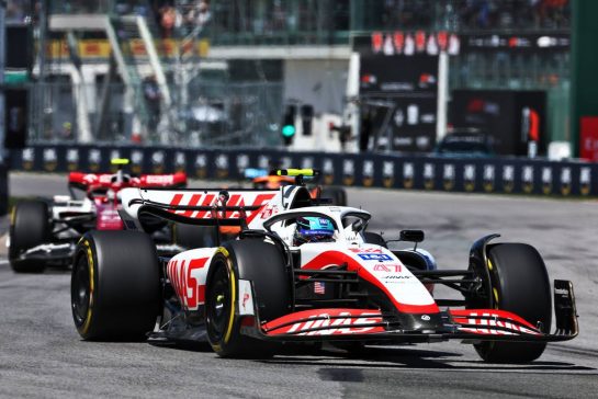 Mick Schumacher (GER) Haas VF-22.
19.06.2022. Formula 1 World Championship, Rd 9, Canadian Grand Prix, Montreal, Canada, Race Day.
- www.xpbimages.com, EMail: requests@xpbimages.com &copy; Copyright: Charniaux / XPB Images