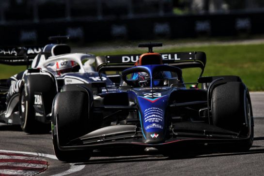 Alexander Albon (THA) Williams Racing FW44.
19.06.2022. Formula 1 World Championship, Rd 9, Canadian Grand Prix, Montreal, Canada, Race Day.
 - www.xpbimages.com, EMail: requests@xpbimages.com &copy; Copyright: Coates / XPB Images