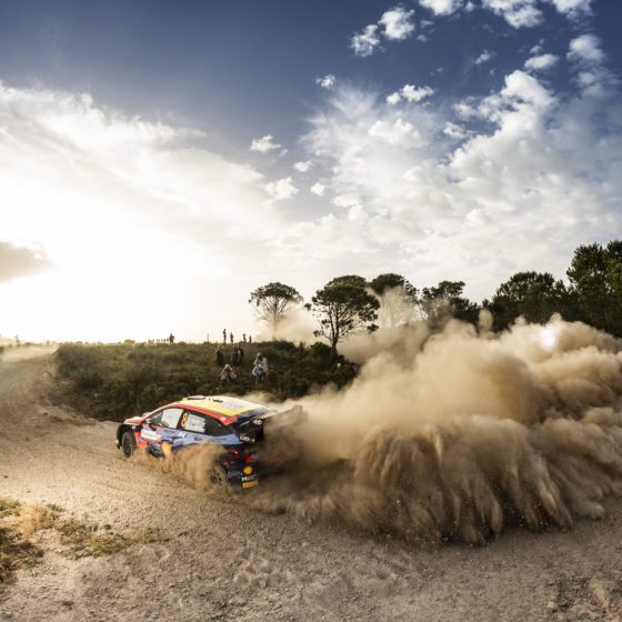WRC – Tänak on top in Sardinia as Evans suffers title blow