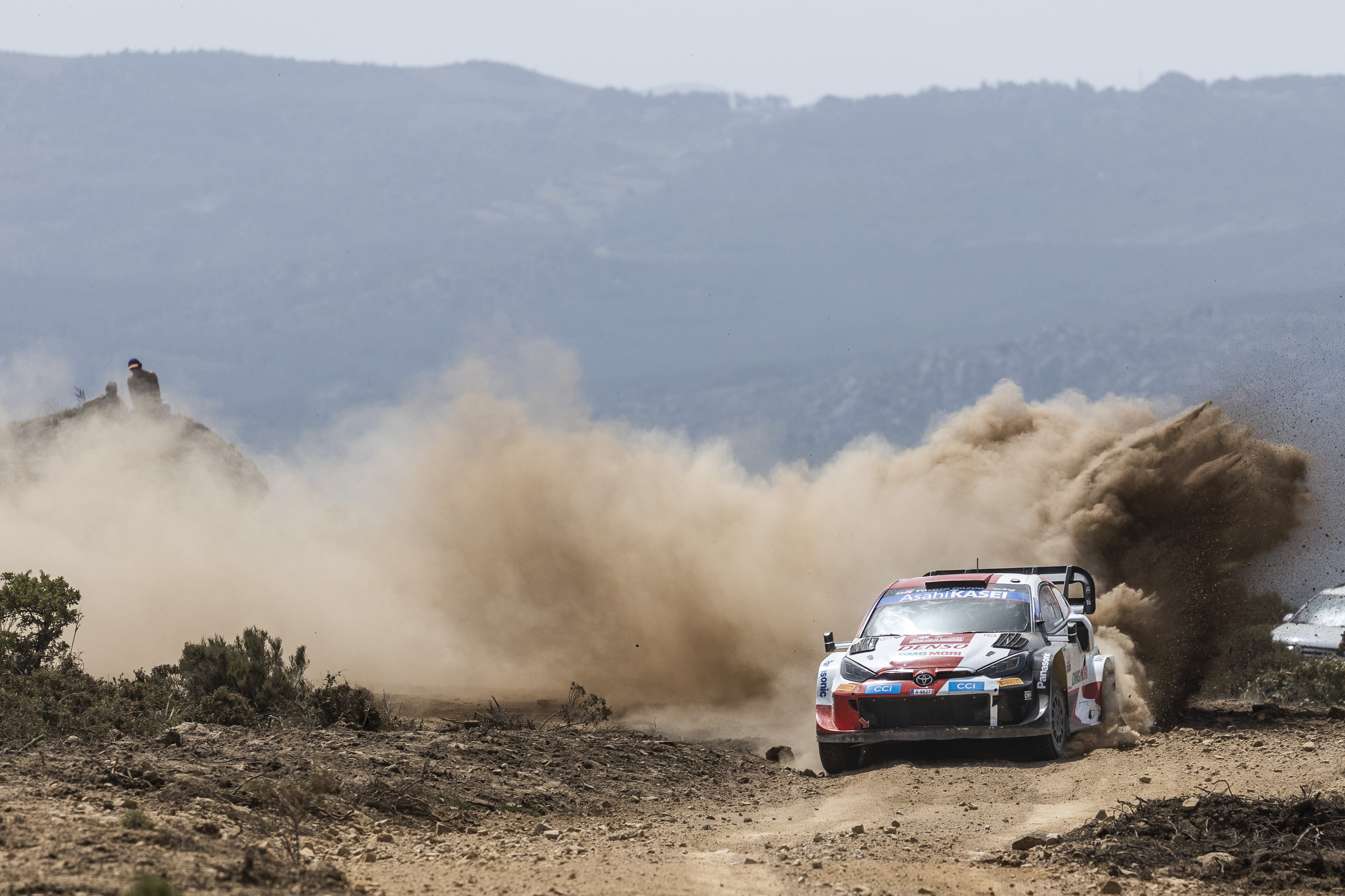 2022 WRC - Rally Italia Sardegna - E. Lappi/J. Ferm, Toyota Gazoo Racing WRT, Toyota GR Yaris Rally1 (Photo Nikos Katikis / DPPI) 2022 WRC - Rally Italia Sardegna - E. Lappi/J. Ferm, Toyota Gazoo Racing WRT, Toyota GR Yaris Rally1 (Photo Nikos Katikis / DPPI)
