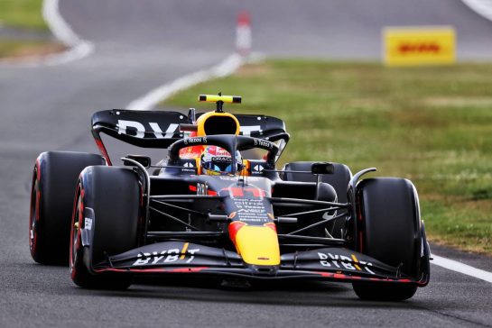 Sergio Perez (MEX) Red Bull Racing RB18.
01.07.2022. Formula 1 World Championship, Rd 10, British Grand Prix, Silverstone, England, Practice Day.
- www.xpbimages.com, EMail: requests@xpbimages.com &copy; Copyright: Moy / XPB Images