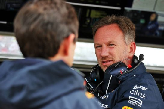 Christian Horner (GBR) Red Bull Racing Team Principal.
01.07.2022. Formula 1 World Championship, Rd 10, British Grand Prix, Silverstone, England, Practice Day.
 - www.xpbimages.com, EMail: requests@xpbimages.com &copy; Copyright: Coates / XPB Images