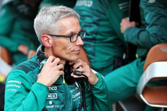 Mike Krack (LUX) Aston Martin F1 Team, Team Principal.
01.07.2022. Formula 1 World Championship, Rd 10, British Grand Prix, Silverstone, England, Practice Day.
 - www.xpbimages.com, EMail: requests@xpbimages.com &copy; Copyright: Coates / XPB Images