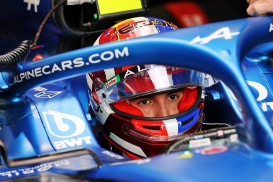 Esteban Ocon (FRA) Alpine F1 Team A522.
01.07.2022. Formula 1 World Championship, Rd 10, British Grand Prix, Silverstone, England, Practice Day.
- www.xpbimages.com, EMail: requests@xpbimages.com &copy; Copyright: Moy / XPB Images
