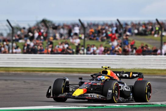 Sergio Perez (MEX) Red Bull Racing RB18.
01.07.2022. Formula 1 World Championship, Rd 10, British Grand Prix, Silverstone, England, Practice Day.
- www.xpbimages.com, EMail: requests@xpbimages.com &copy; Copyright: Moy / XPB Images