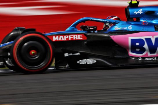 Esteban Ocon (FRA) Alpine F1 Team A522.
01.07.2022. Formula 1 World Championship, Rd 10, British Grand Prix, Silverstone, England, Practice Day.
- www.xpbimages.com, EMail: requests@xpbimages.com &copy; Copyright: Bearne / XPB Images