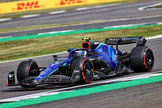 Nicholas Latifi (CDN) Williams Racing FW44.
01.07.2022. Formula 1 World Championship, Rd 10, British Grand Prix, Silverstone, England, Practice Day.
- www.xpbimages.com, EMail: requests@xpbimages.com &copy; Copyright: Moy / XPB Images
