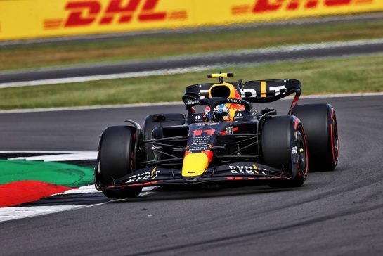 Sergio Perez (MEX) Red Bull Racing RB18.
01.07.2022. Formula 1 World Championship, Rd 10, British Grand Prix, Silverstone, England, Practice Day.
- www.xpbimages.com, EMail: requests@xpbimages.com &copy; Copyright: Moy / XPB Images