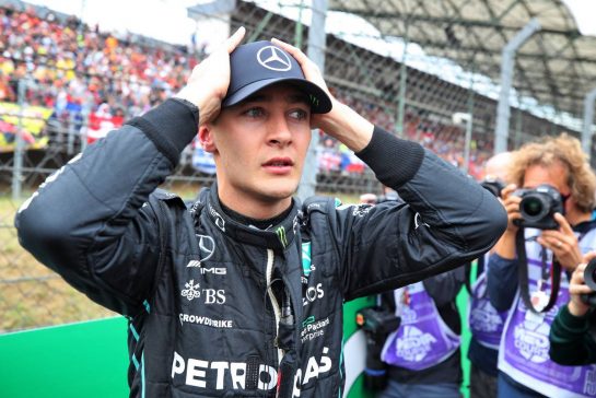 George Russell (GBR) Mercedes AMG F1 on the grid.
31.07.2022. Formula 1 World Championship, Rd 13, Hungarian Grand Prix, Budapest, Hungary, Race Day.
- www.xpbimages.com, EMail: requests@xpbimages.com © Copyright: Coates / XPB Images