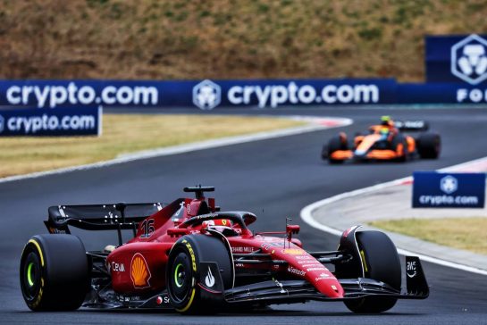 Charles Leclerc (MON) Ferrari F1-75.
31.07.2022. Formula 1 World Championship, Rd 13, Hungarian Grand Prix, Budapest, Hungary, Race Day.
- www.xpbimages.com, EMail: requests@xpbimages.com © Copyright: Batchelor / XPB Images