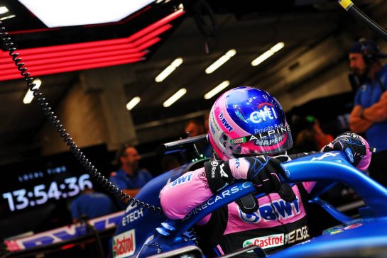 Fernando Alonso (ESP) Alpine F1 Team A522.
26.08.2022. Formula 1 World Championship, Rd 14, Belgian Grand Prix, Spa Francorchamps, Belgium, Practice Day.
- www.xpbimages.com, EMail: requests@xpbimages.com © Copyright: Batchelor / XPB Images