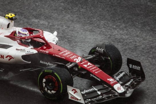 Guanyu Zhou (CHN) Alfa Romeo F1 Team C42.
26.08.2022. Formula 1 World Championship, Rd 14, Belgian Grand Prix, Spa Francorchamps, Belgium, Practice Day.
- www.xpbimages.com, EMail: requests@xpbimages.com © Copyright: Bearne / XPB Images