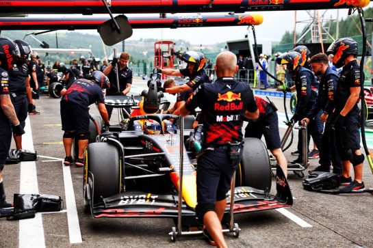 Sergio Perez (MEX) Red Bull Racing RB18.
26.08.2022. Formula 1 World Championship, Rd 14, Belgian Grand Prix, Spa Francorchamps, Belgium, Practice Day.
- www.xpbimages.com, EMail: requests@xpbimages.com © Copyright: Batchelor / XPB Images