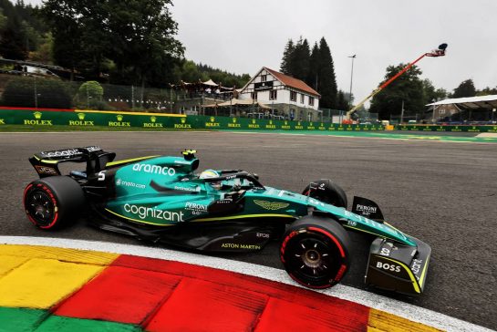 Sebastian Vettel (GER) Aston Martin F1 Team AMR22.
26.08.2022. Formula 1 World Championship, Rd 14, Belgian Grand Prix, Spa Francorchamps, Belgium, Practice Day.
- www.xpbimages.com, EMail: requests@xpbimages.com © Copyright: Moy / XPB Images