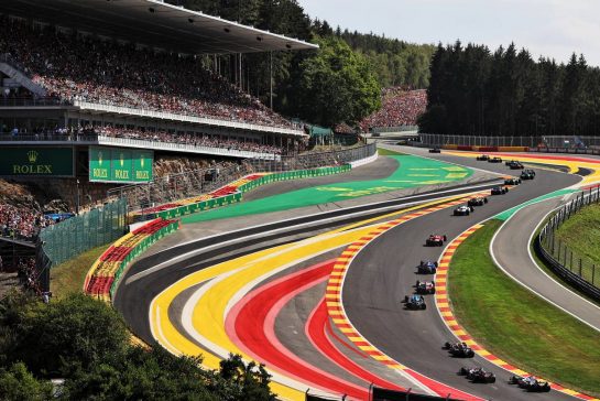 The start of the race.
28.08.2022. Formula 1 World Championship, Rd 14, Belgian Grand Prix, Spa Francorchamps, Belgium, Race Day.
- www.xpbimages.com, EMail: requests@xpbimages.com © Copyright: Moy / XPB Images