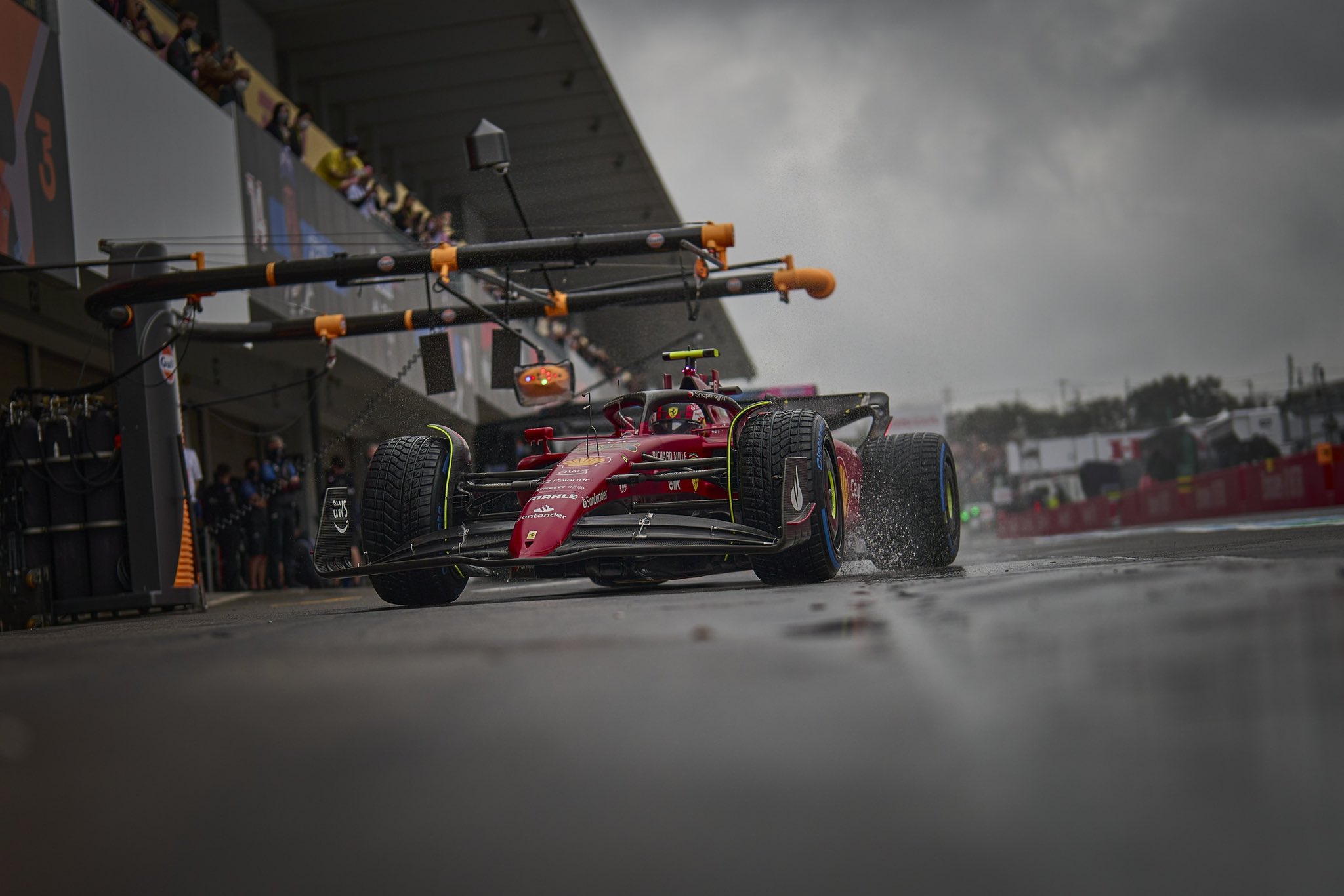 Carlos Sainz (Ferrari) - Friday practice for the Japanese Grand Prix at Suzuka - October 7 2022