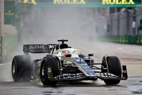 Pierre Gasly (FRA) AlphaTauri AT03.
01.10.2022. Formula 1 World Championship, Rd 17, Singapore Grand Prix, Marina Bay Street Circuit, Singapore, Qualifying Day.
- www.xpbimages.com, EMail: requests@xpbimages.com &copy; Copyright: Bearne / XPB Images