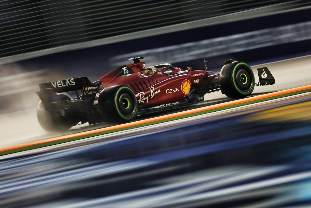 Charles Leclerc (MON) Ferrari F1-75. 01.10.2022. Formula 1 World Championship, Rd 17, Singapore Grand Prix, Marina Bay Street Circuit, Singapore, Qualifying