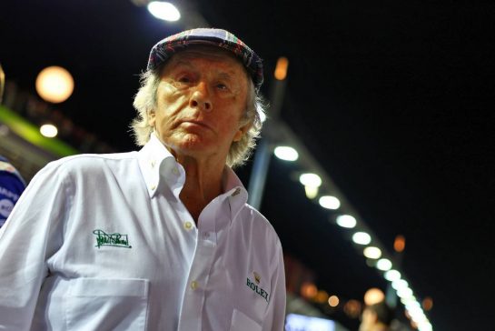 Jackie Stewart (GBR) on the grid.
02.10.2022. Formula 1 World Championship, Rd 17, Singapore Grand Prix, Marina Bay Street Circuit, Singapore, Race Day.
- www.xpbimages.com, EMail: requests@xpbimages.com &copy; Copyright: Batchelor / XPB Images