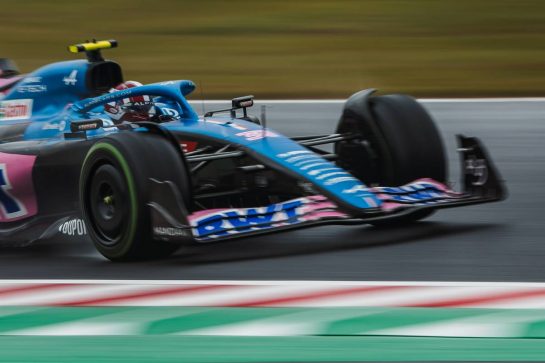 Esteban Ocon (FRA) Alpine F1 Team A522.
07.10.2022. Formula 1 World Championship, Rd 18, Japanese Grand Prix, Suzuka, Japan, Practice Day.
- www.xpbimages.com, EMail: requests@xpbimages.com © Copyright: Bearne / XPB Images