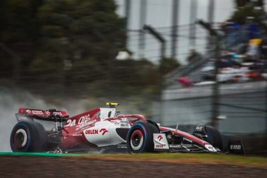 Guanyu Zhou (CHN) Alfa Romeo F1 Team C42.
07.10.2022. Formula 1 World Championship, Rd 18, Japanese Grand Prix, Suzuka, Japan, Practice Day.
- www.xpbimages.com, EMail: requests@xpbimages.com © Copyright: Bearne / XPB Images
