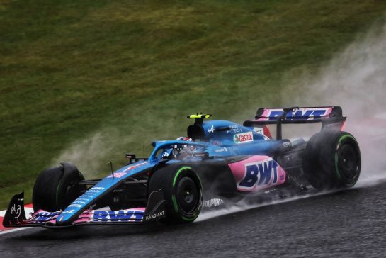 Esteban Ocon (FRA) Alpine F1 Team A522.
09.10.2022. Formula 1 World Championship, Rd 18, Japanese Grand Prix, Suzuka, Japan, Race Day.
- www.xpbimages.com, EMail: requests@xpbimages.com &copy; Copyright: Batchelor / XPB Images