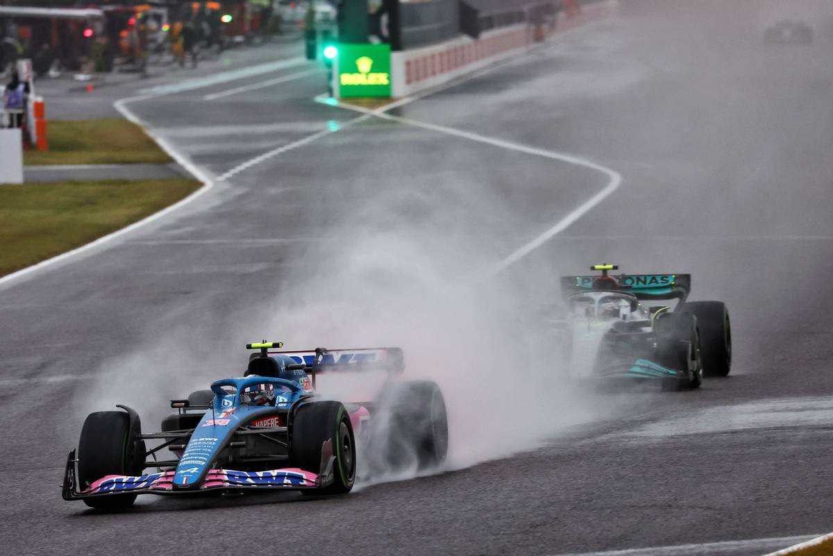 Esteban Ocon (FRA) Alpine F1 Team A522. 09.10.2022. Formula 1 World Championship, Rd 18, Japanese Grand Prix, Suzuka, Japan, Race