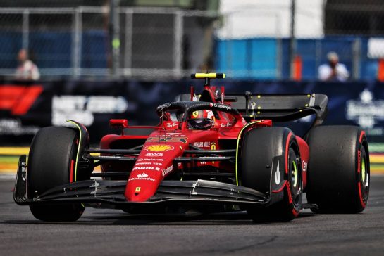 Carlos Sainz Jr (ESP) Ferrari F1-75.
28.10.2022. Formula 1 World Championship, Rd 20, Mexican Grand Prix, Mexico City, Mexico, Practice Day.
- www.xpbimages.com, EMail: requests@xpbimages.com &copy; Copyright: Moy / XPB Images