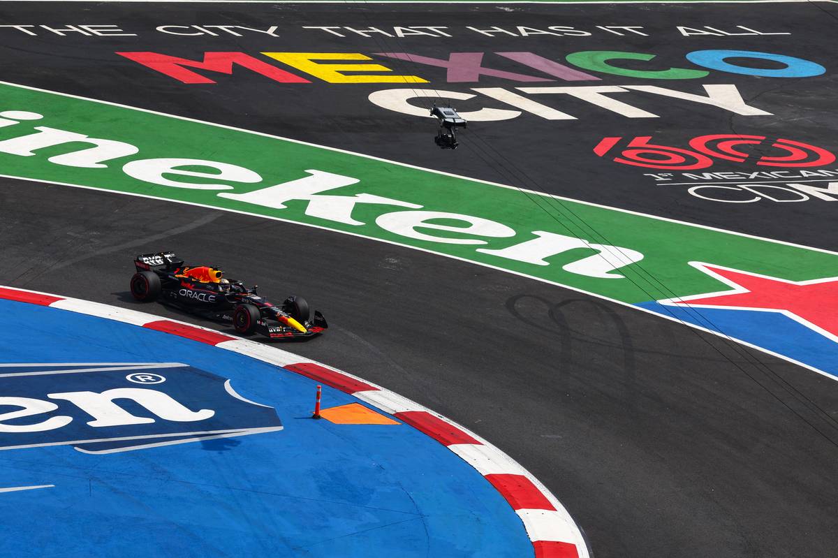 Max Verstappen (NLD), Red Bull Racing 28.10.2022. Formula 1 World Championship, Rd 20, Mexican Grand Prix, Mexico City, Mexico, Practice