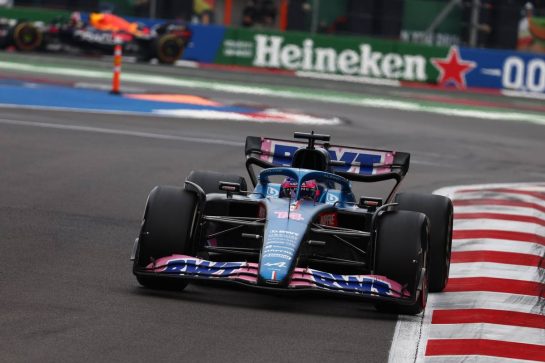 Fernando Alonso (ESP) Alpine F1 Team A522.
30.10.2022. Formula 1 World Championship, Rd 20, Mexican Grand Prix, Mexico City, Mexico, Race Day.
- www.xpbimages.com, EMail: requests@xpbimages.com © Copyright: Batchelor / XPB Images