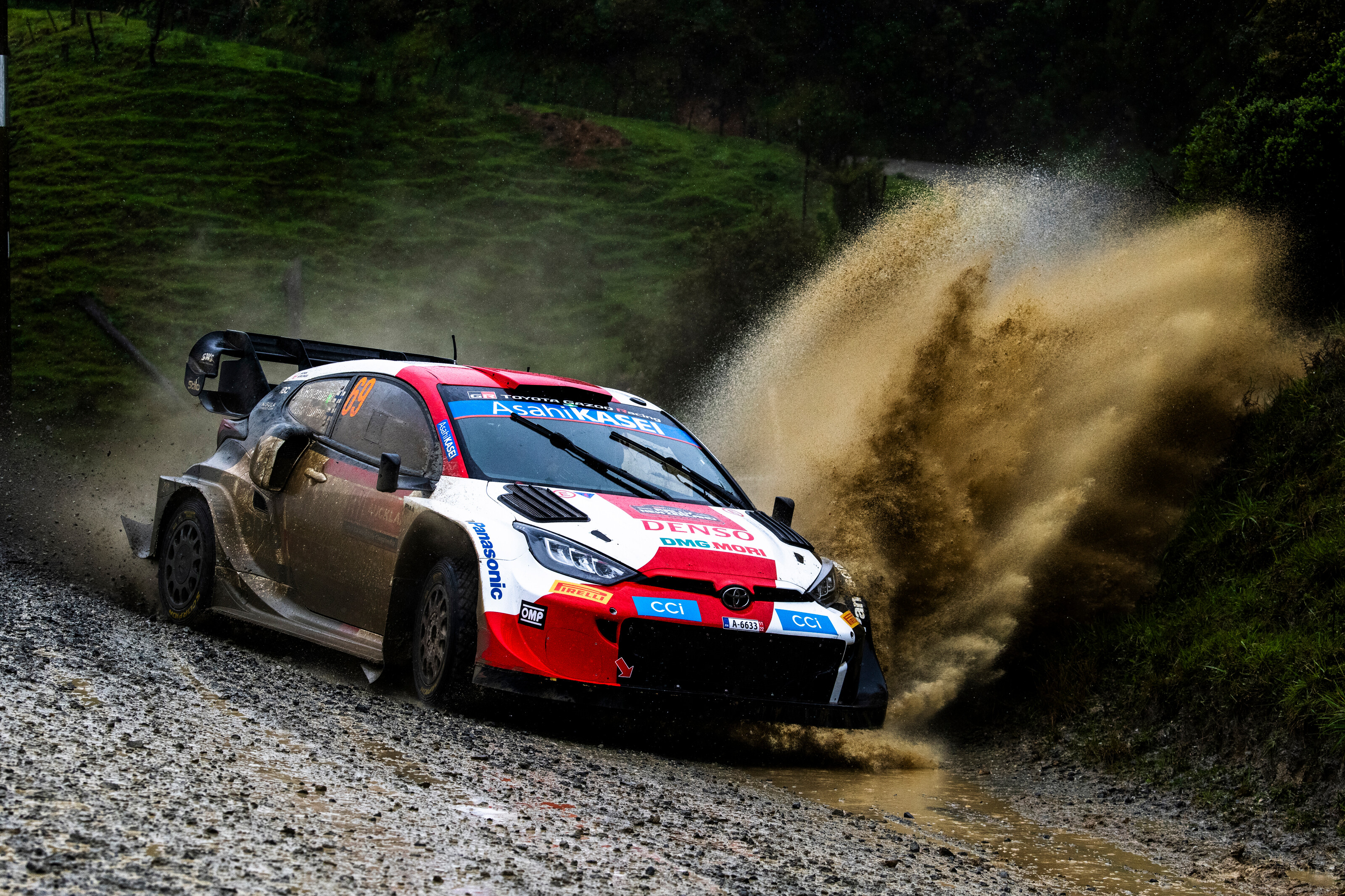 K. Rovanper&auml;/Jonne Halttunen, Toyota Gazoo Racing WRT, 2022 Rally New Zealand (photo: Jaanus Ree / Red Bull Content Pool)