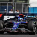 Sargeant in action with Williams in FP2 at Interlagos