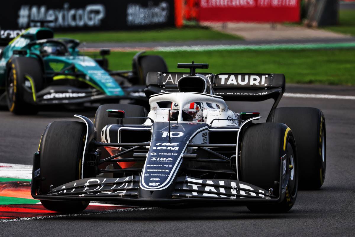 Pierre Gasly (FRA) AlphaTauri AT03. 30.10.2022. Formula 1 World Championship, Rd 20, Mexican Grand Prix, Mexico City, Mexico, Race