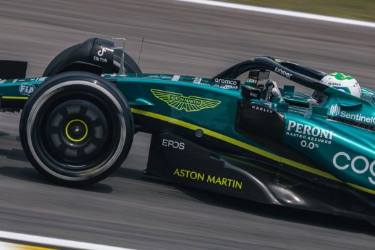 Sebastian Vettel (GER) Aston Martin F1 Team AMR22.
11.11.2022. Formula 1 World Championship, Rd 21, Brazilian Grand Prix, Sao Paulo, Brazil, Qualifying Day.
- www.xpbimages.com, EMail: requests@xpbimages.com © Copyright: Bearne / XPB Images