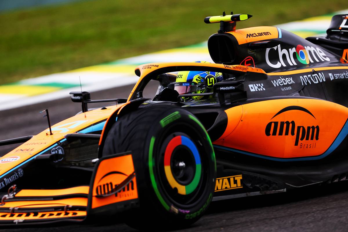 Lando Norris (GBR) McLaren MCL36. 11.11.2022. Formula 1 World Championship, Rd 21, Brazilian Grand Prix, Sao Paulo, Brazil, Qualifying