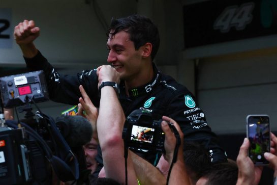 1st place George Russell (GBR) Mercedes AMG F1.
13.11.2022. Formula 1 World Championship, Rd 21, Brazilian Grand Prix, Sao Paulo, Brazil, Race Day.
- www.xpbimages.com, EMail: requests@xpbimages.com © Copyright: Coates / XPB Images