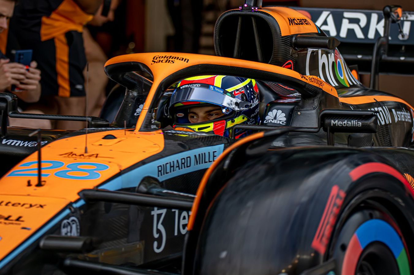 Oscar Piastri tests with McLaren - November 2022 