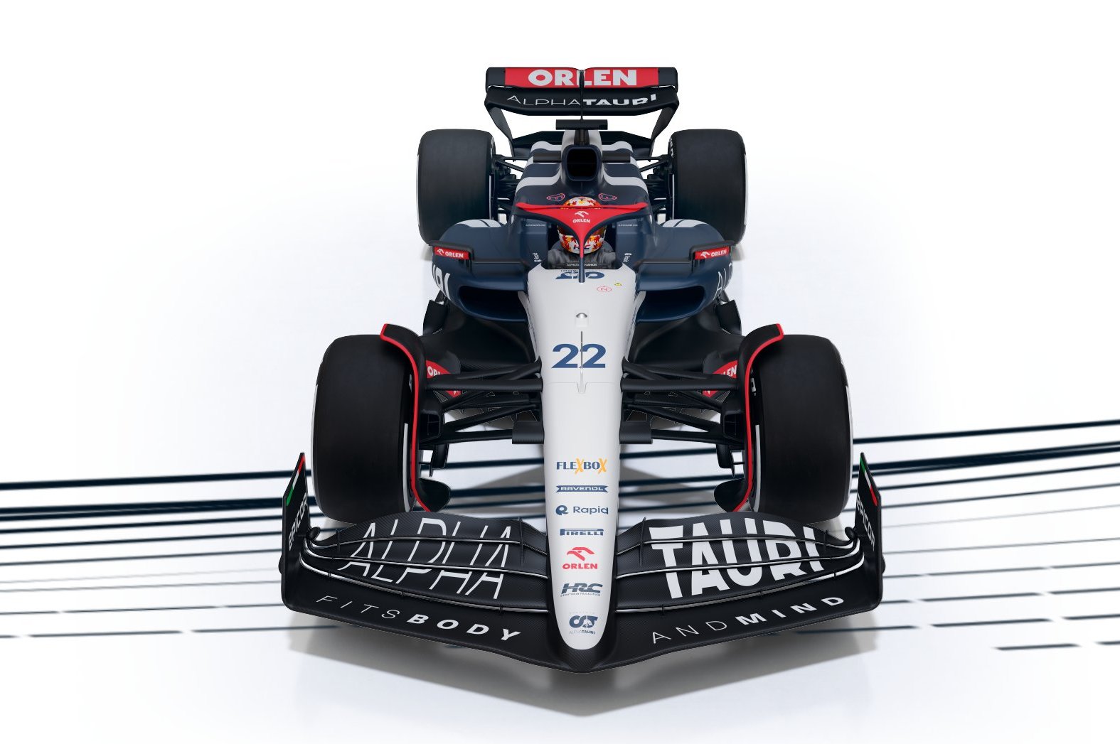 AlphaTauri unveils tweaked livery for new AT04 charger
