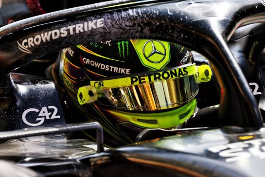 Lewis Hamilton (GBR) Mercedes AMG F1 W14.
24.02.2023. Formula 1 Testing, Sakhir, Bahrain, Day Two.
- www.xpbimages.com, EMail: requests@xpbimages.com &copy; Copyright: Moy / XPB Images