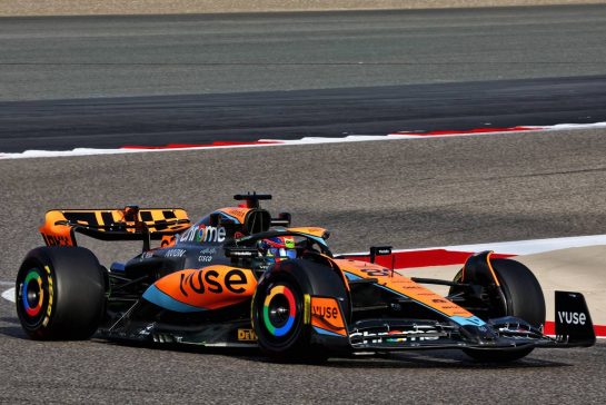 Oscar Piastri (AUS) McLaren MCL60.
24.02.2023. Formula 1 Testing, Sakhir, Bahrain, Day Two.
- www.xpbimages.com, EMail: requests@xpbimages.com &copy; Copyright: Batchelor / XPB Images