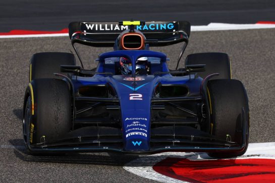 Logan Sargeant (USA) Williams Racing FW45.
24.02.2023. Formula 1 Testing, Sakhir, Bahrain, Day Two.
- www.xpbimages.com, EMail: requests@xpbimages.com &copy; Copyright: Batchelor / XPB Images