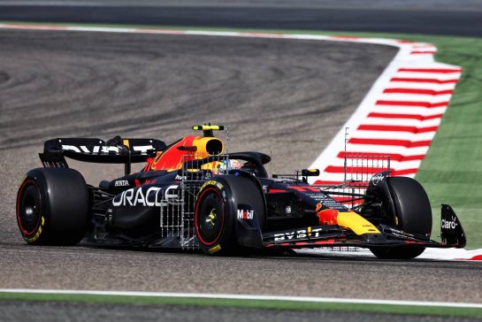 Sergio Perez (MEX) Red Bull Racing RB19 with sensor equipment.
25.02.2023. Formula 1 Testing, Sakhir, Bahrain, Day Three.
- www.xpbimages.com, EMail: requests@xpbimages.com © Copyright: Moy / XPB Images