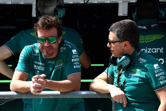 Fernando Alonso (ESP) Aston Martin F1 Team.
25.02.2023. Formula 1 Testing, Sakhir, Bahrain, Day Three.
- www.xpbimages.com, EMail: requests@xpbimages.com © Copyright: Batchelor / XPB Images