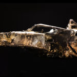 Grosjean’s burnt Bahrain GP chassis on display in Madrid