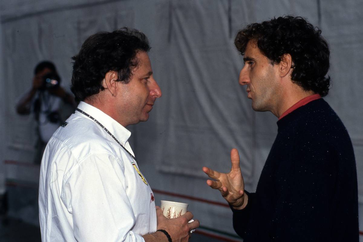 Prost reveals past talks with Ferrari to partner Schumacher